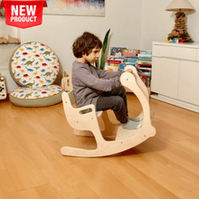 Load image into Gallery viewer, Toddler Rocking Chair and Table Set: Eco-Friendly by Kidodido