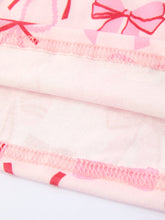 Load image into Gallery viewer, Girls' Valentine's Day Heart Bow Embroidered Dress