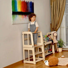Load image into Gallery viewer, 2in1 Montessori Learning Tower & Desk