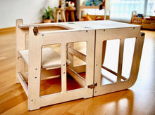 Load image into Gallery viewer, 2in1 Montessori Learning Tower & Desk