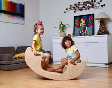Load image into Gallery viewer, 2in1-Montessori Wooden Seesaw-Table Chair Set