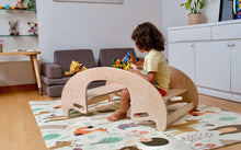 Load image into Gallery viewer, 2in1-Montessori Wooden Seesaw-Table Chair Set