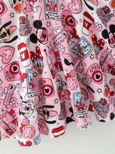 Load image into Gallery viewer, Valentine's Day Girls Twirly Dress Camera Print