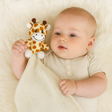 Load image into Gallery viewer, Me Lovey™ - Giraffe Lovey Security Blanket