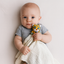 Load image into Gallery viewer, Me Lovey™ - Leopard Lovey Security Blanket