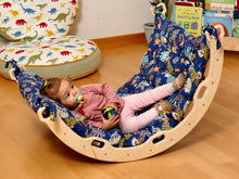 Load image into Gallery viewer, Medium Montessori Climbing Arch/Rocker with Pillow & Ramp Set