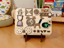 Load image into Gallery viewer, Wooden Busy Board for Toddlers