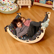 Load image into Gallery viewer, Medium Montessori Climbing Arch/Rocker with Pillow & Ramp Set