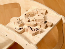 Load image into Gallery viewer, Wooden Safari Animal Puzzle Box for Toddlers