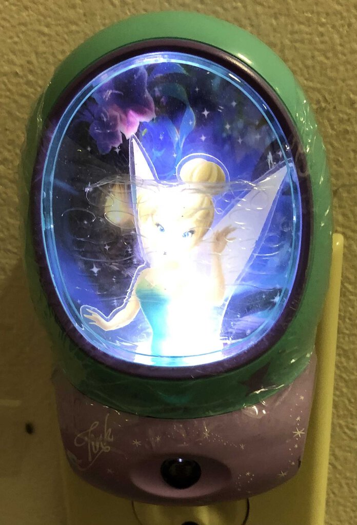 Disney Tinkerbell Night Light Lamp | eBay