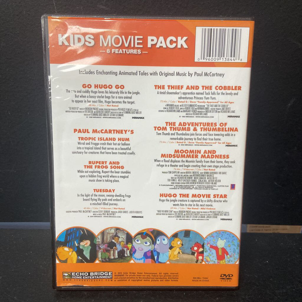 8 Movie Kids Pack -movie – Encore Kids Consignment