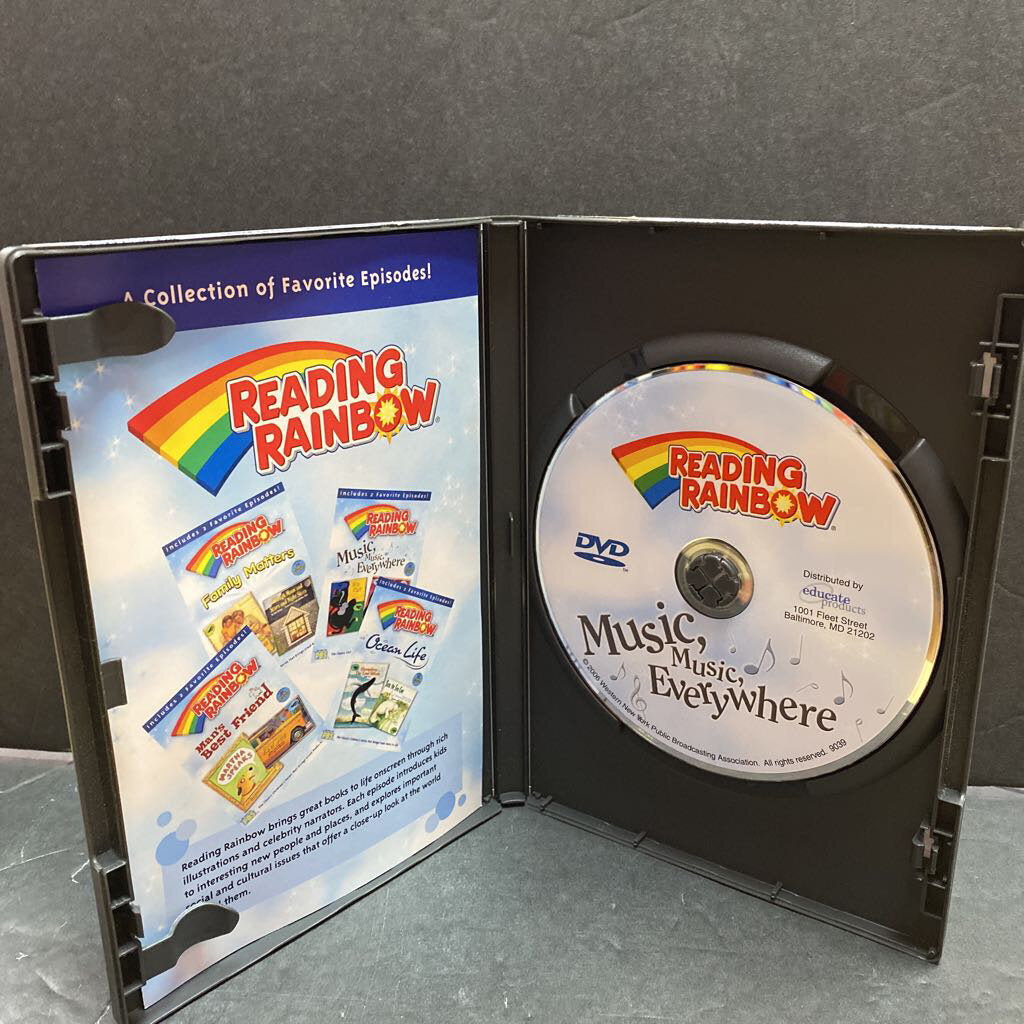 Reading Rainbow Music, Music, Everywhere -episode – Encore Kids