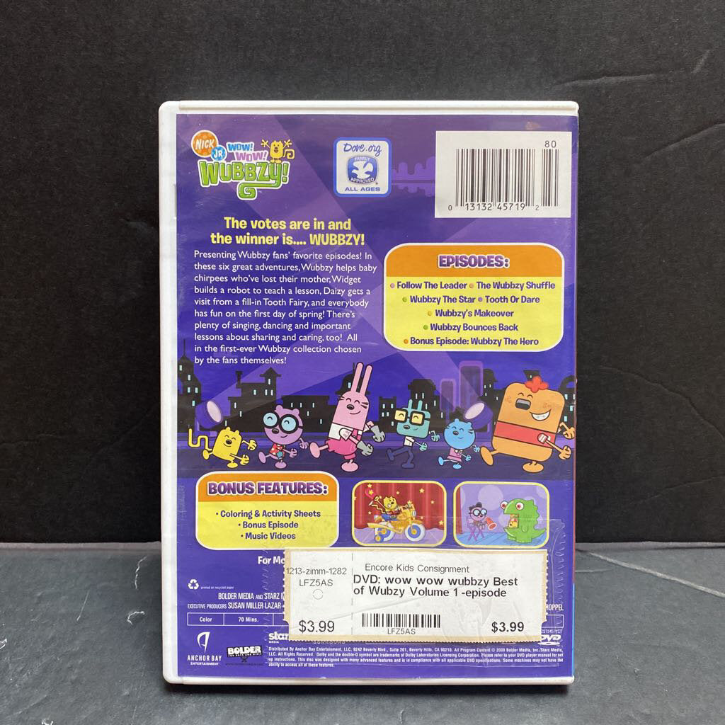 Best of Wubzy Volume 1 -episode – Encore Kids Consignment