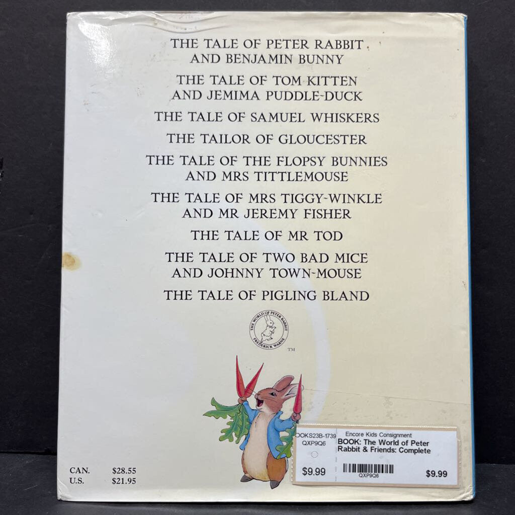The World Of Peter Rabbit Complete Collection - Beatrix Potter - 23 Books Hardcover Set - Ages 4-8