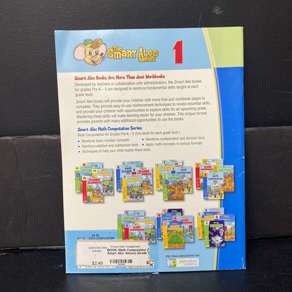 Math Computation (The Smart Alec Series) (Grade 1) -workbook
