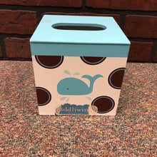 Load image into Gallery viewer, Wooden Whale Tissue Box Cover
