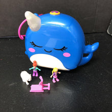 Load image into Gallery viewer, Freezin&#39; Fun Narwhal Compact w/Dolls &amp; Accessories
