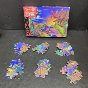 60pc Land of Dinosaurs Jigsaw Puzzle