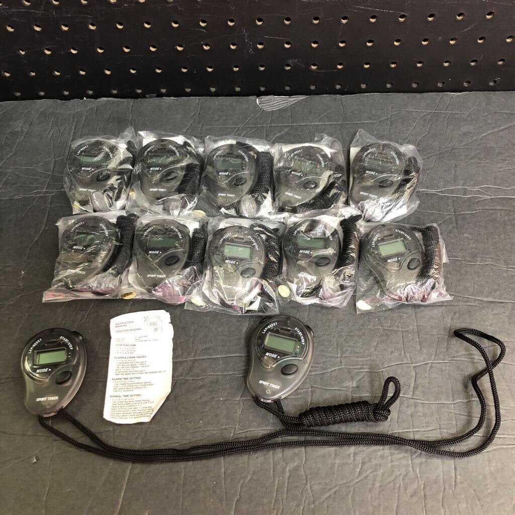12pk Sports Timers Battery Operated (NEW)