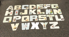 Load image into Gallery viewer, 26pc Cut-Out Alphabet Set (Dick & Jane)
