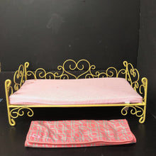 Load image into Gallery viewer, Scrollwork Bed - Sweet Dreams Bed for 18&quot; Doll
