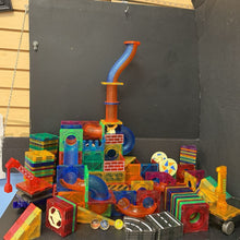 Load image into Gallery viewer, magnetic tiles marble run
