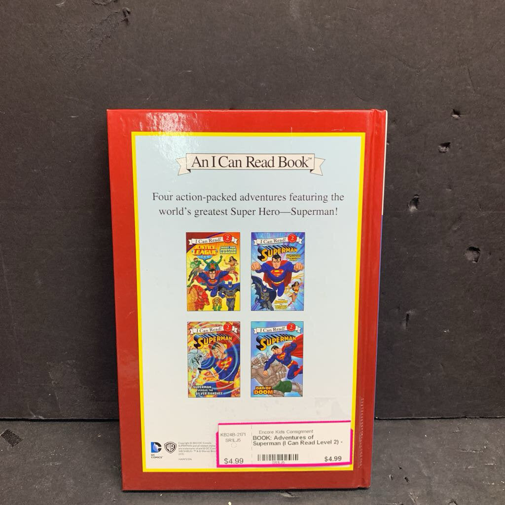 Adventures of Superman (I Can Read Level 2) character reader hardcove