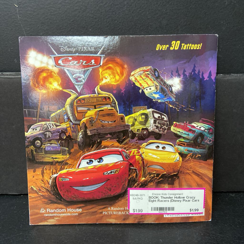 Thunder Hollow Crazy Eight Racers Disney Pixar Cars 3 Kristen L. De Encore Kids Consignment