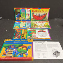 Load image into Gallery viewer, Character Builders Sharing and Caring Box Set w/ CD (Regina C. Burch) (Manners/Morals) -reader paperback