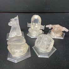 Load image into Gallery viewer, 5pk Crystal Clear Starter Figures Set