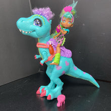 Load image into Gallery viewer, Rockelle Doll w/Tyrasaurus Dinosaur & Accessories (Cave Club)