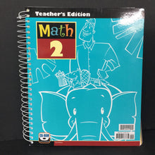 Load image into Gallery viewer, Math 2: Teacher's Edition (Third Edition) (BJU Press) -teaching homeschooling workbook hardcover