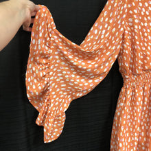 Load image into Gallery viewer, Bell Sleeve Polka Dot Romper (Pink Lily)