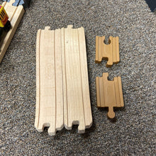 Load image into Gallery viewer, Busy Island Wooden Train Track w/Trains & Accessories