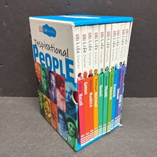 Load image into Gallery viewer, Inspirational People Box Set (DK Life Stories) (Notable Person) (Black History Month) -educational series paperback