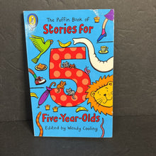Load image into Gallery viewer, The Puffin Book of Stories for Five-Year-Olds (Wendy Cooling) (Bedtime Story) -chapter paperback