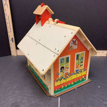 Load image into Gallery viewer, Vintage fisher price 1971 Play Family School w/ desks