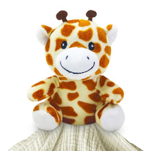 Load image into Gallery viewer, Me Lovey™ - Giraffe Lovey Security Blanket