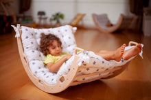 Load image into Gallery viewer, Medium Montessori Climbing Arch/Rocker with Pillow & Ramp Set
