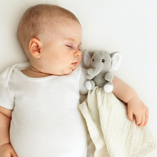 Load image into Gallery viewer, Me Lovey™ - Elephant Lovey Security Blanket