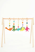 Load image into Gallery viewer, Montessori Baby Gym & Hanging Toys Set | Wooden Play Gym for Babies
