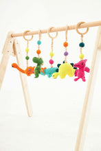 Load image into Gallery viewer, Montessori Baby Gym & Hanging Toys Set | Wooden Play Gym for Babies