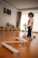 Load image into Gallery viewer, Montessori Balance Beam and Stepping Stones Set