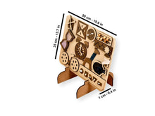 Load image into Gallery viewer, Wooden Busy Board for Toddlers