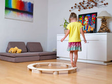 Load image into Gallery viewer, Circular Wooden Balance Beam Set | Montessori