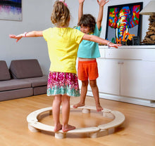 Load image into Gallery viewer, Circular Wooden Balance Beam Set | Montessori