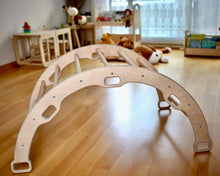 Load image into Gallery viewer, Montessori Climber Set: Arch, Rocker, Ramp, and Pillow Options