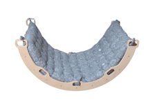 Load image into Gallery viewer, Large Montessori Climbing Arch/Rocker with Pillow Set