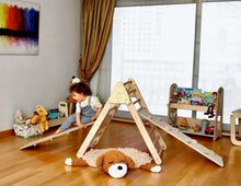 Load image into Gallery viewer, Climbing Triangle with Ramp | Foldable Montessori Climbing Set