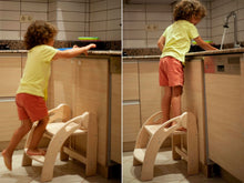 Load image into Gallery viewer, Foldable Montessori Kitchen Step Stool